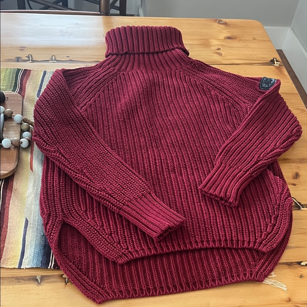 Women's Alp n Rock Simon Chunky Cable knit Turtleneck